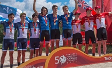 Two medals for Team BC in Mountain Bike Relay